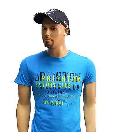 Мужская трикотажная футболка с надписью Киев