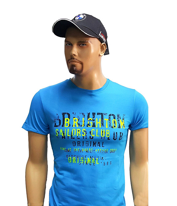 Мужская трикотажная футболка с надписью Киев - изображение 3