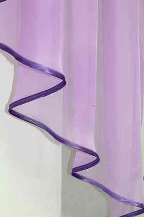 Кухонная занавесь (285х170см) цвет сиреневый с белым 00к 59-338 Киев