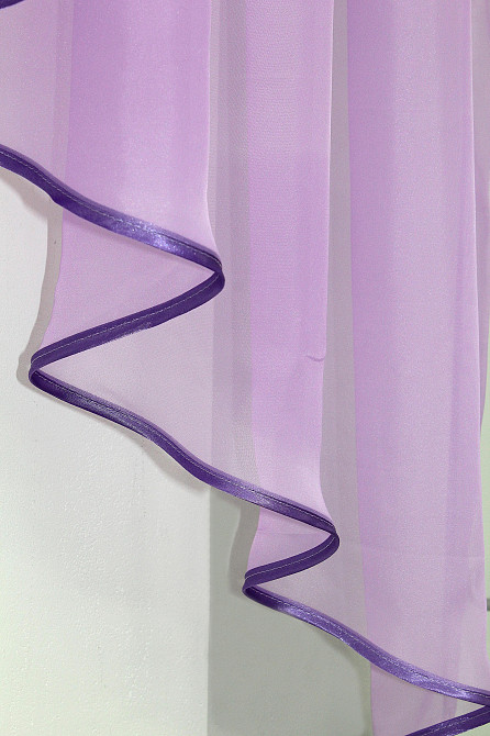 Кухонная занавесь (285х170см) цвет сиреневый с белым 00к 59-338 Киев - изображение 3