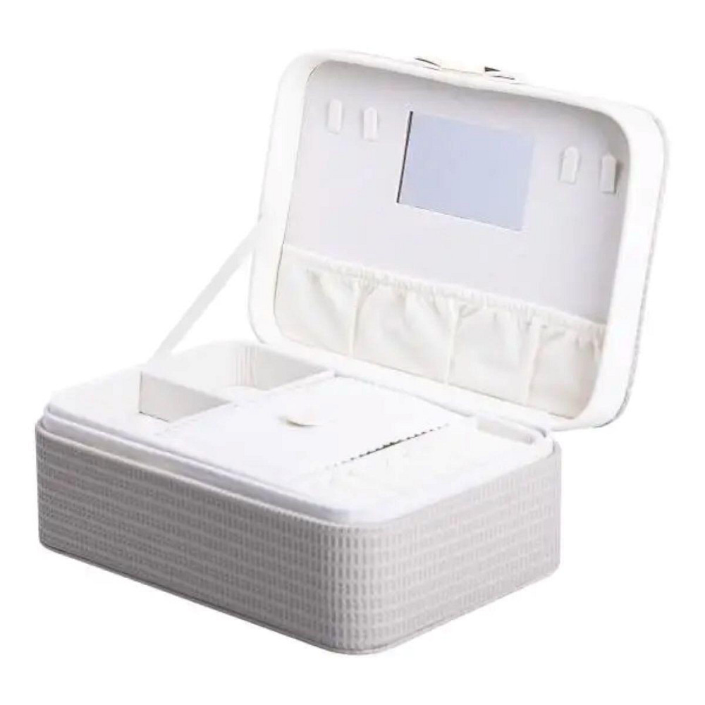 Скринька для прикрас із еко шкіри 24.5×17×10 органайзер для ювелірних виробів HP-5-38 Київ - фото 3