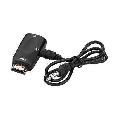 Переходник HDMI to VGA 0.5m PowerPlant (CA910267) Винница