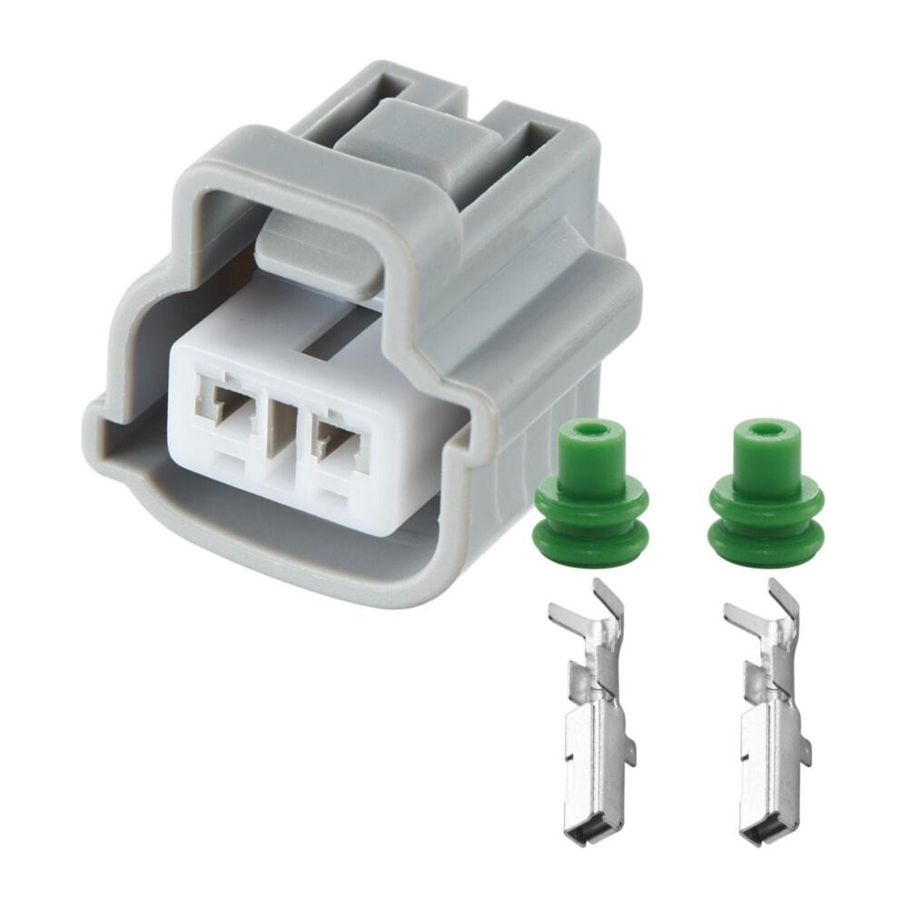 Роз'єм конектор 2-кон., Протитуманні Фари, Повторитель Поворотов, Насос Омивача, Сірий, Ford, Lexus, Toyota Київ - фото 1