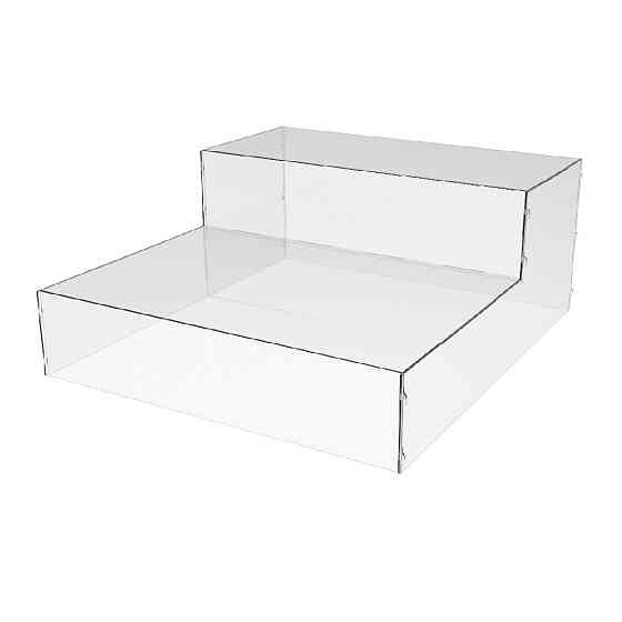 Товарна горка EKOSTAR на 2 сходинки з акрилу 445x500x200 2 мм Київ