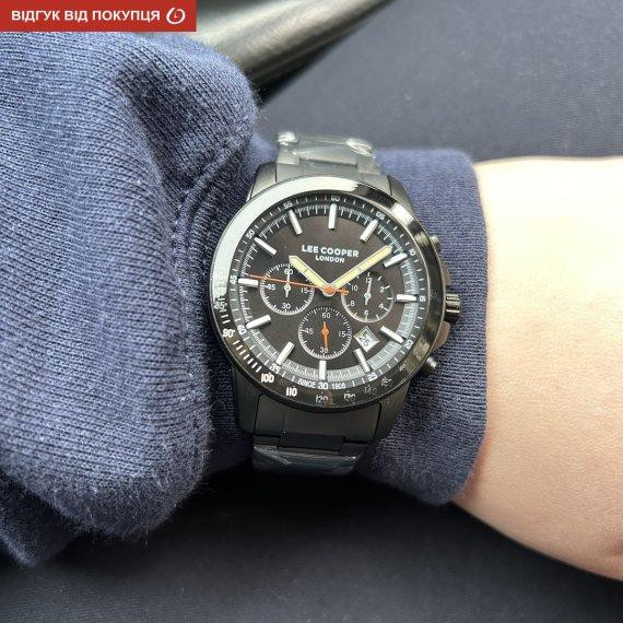Мужские наручные часы Lee Cooper Shark (Черные) Винница - изображение 10