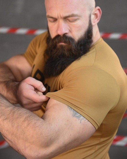 Тактична футболка потовідвідна SABUR армія кайот ВТ6573 Одеса - фото 6