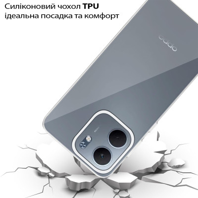 Чохол до мобільного телефона BeCover Silicone Oppo A5x 4G/5G Transparent (713789) Вінниця - фото 3