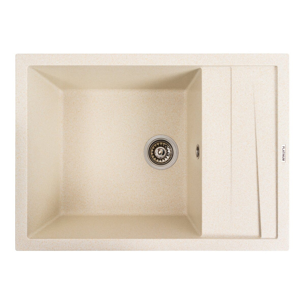 PLATINUM Кухонна мийка гранітна матова 7050 CASCADA Platinum Пісок Київ - фото 1