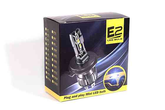 Комплект світлодіодних ламп StarLight E2 H7 9-18V 36W PX26d chip 3570 6500K Харків