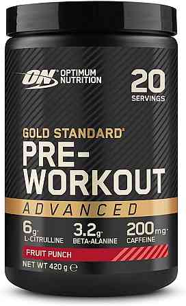 Передтренувальний комплекс Optimum Nutrition Pre Workout 420g (Fruit punch) EU Луцьк