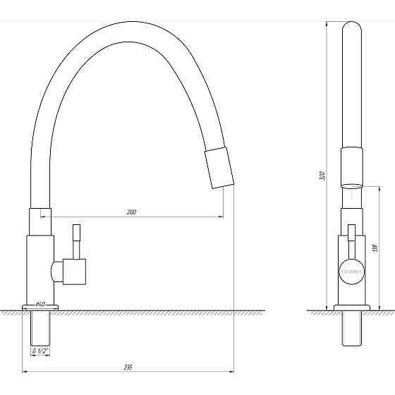 Монокран Globus Lux ALPEN SUS-004SN (000017520) Киев