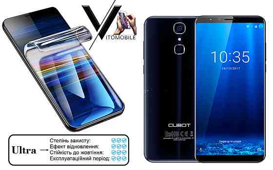 Поліуретанова плівка Ultra для Cubot X18, X18 Plus – мінімальна товщина, максимальний захист! Київ