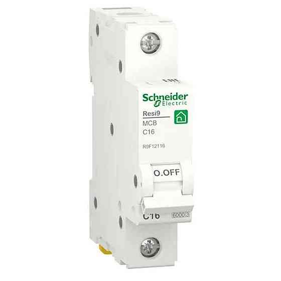 Автоматичний вимикач 1р 16А С 6kA Resi9 R9F12116 ТМ SCHNEIDER Київ