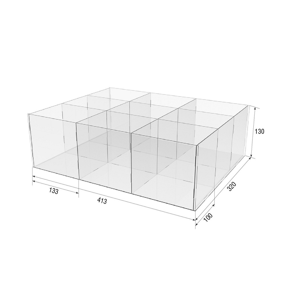 Коробка акриловая EKOSTAR 400х320х130 Киев - изображение 3