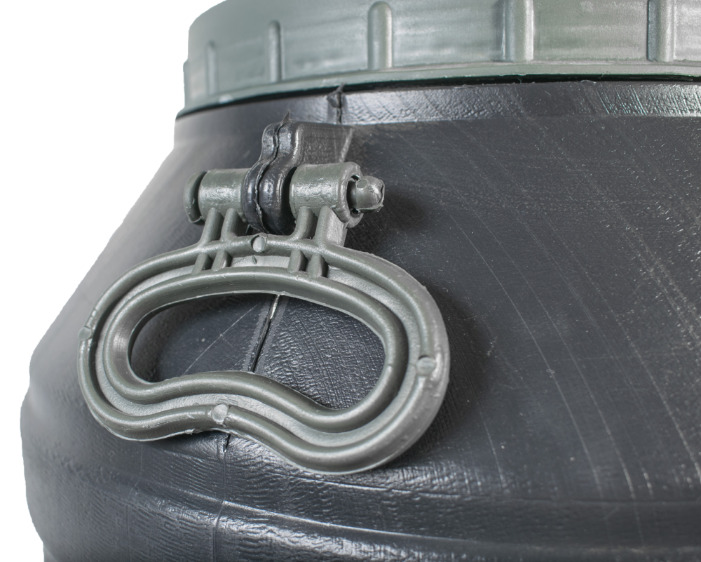 Бочка пластиковая 120 л техническая черная бидон  широкая горловина бочка для воды Днепр - изображение 5