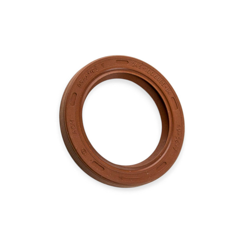 Сальник ЗАЗ 1102, 1103, 1105 Саврия (40х56х7) FPM обрезиненный красный КРТ распредвала Мукачево - изображение 1