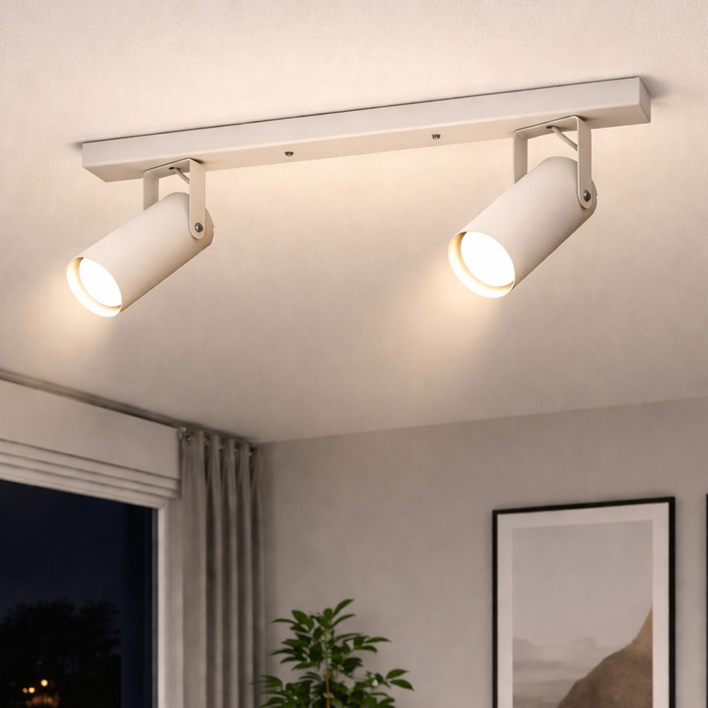 Светильник потолочный спот поворотный MSK Electric Focus под две лампы Е27 белый  NL 14050-2 WH Одесса - изображение 5