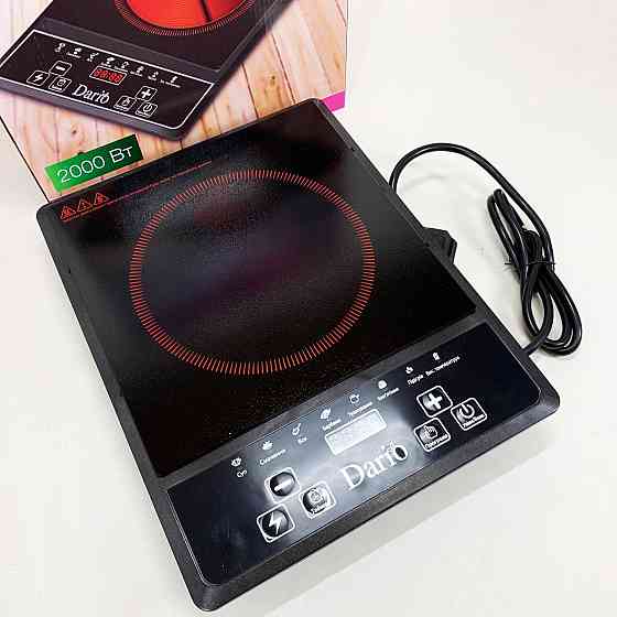 Плита для любителів готувати DARIO DHP2172F 2000 Вт, Кухонна плита для маленької кухні PV-55 Івано-Франківськ