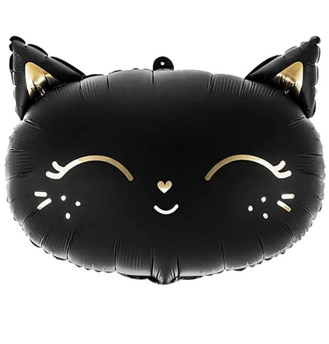 Фигура голова кота – черная 39*48см Киев - изображение 1