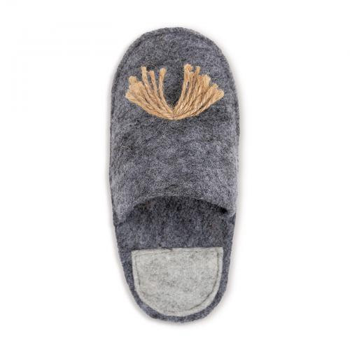 Игрушка Природа «Пантофля» для собак, серая, 15х7 см Винница - изображение 1