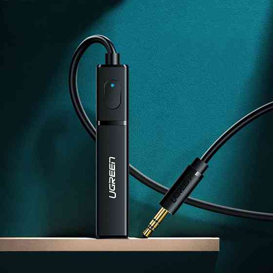 Bluetooth 5.0 передавач Ugreen aptX™ Low Latency transmitter mini Jack CM107 40761 (Чорний) Николаев