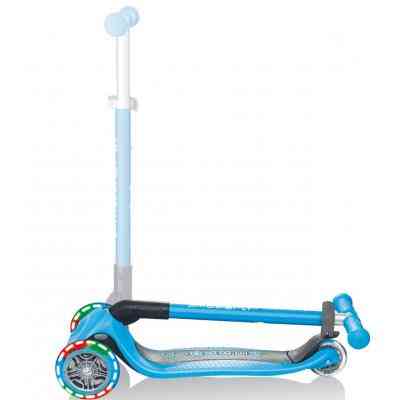 Самокат Globber Primo Foldable Lights Led блакитний (432-101-2) Вінниця