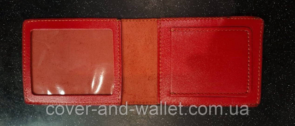 Обкладинка на посвідчення "Ветеран Військової Служби" з кишенею червоного кольору Київ - фото 3