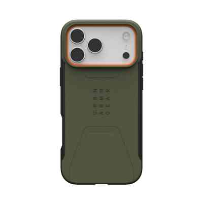 Чохол до мобільного телефона UAG iPhone 17 Pro Max Civilian MagSafe Olive/Orange (114546117297) Вінниця