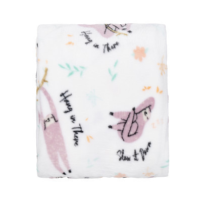 Плед Ardesto Flannel 100% полиэстер, ленивцы 160х200 см (ART0115PB) Винница - изображение 2