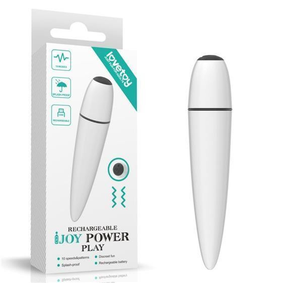 Вібропуля - IJOY Rechargeable Power Play White Sex Aura Київ - фото 1