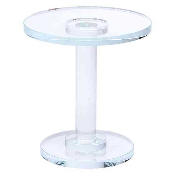 Yiwu Тортівниця скляна на ніжці 12×13.5 см кругла стійка для торта, капкейків HP-4-69L Киев