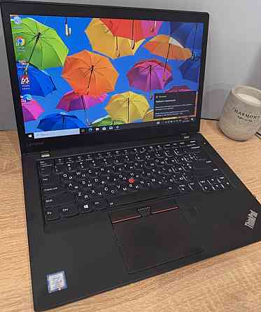 Ноутбук Ультрабук Lenovo FHD IPS T470s i5-7300U 8Gb. SSD256Gb. Киев