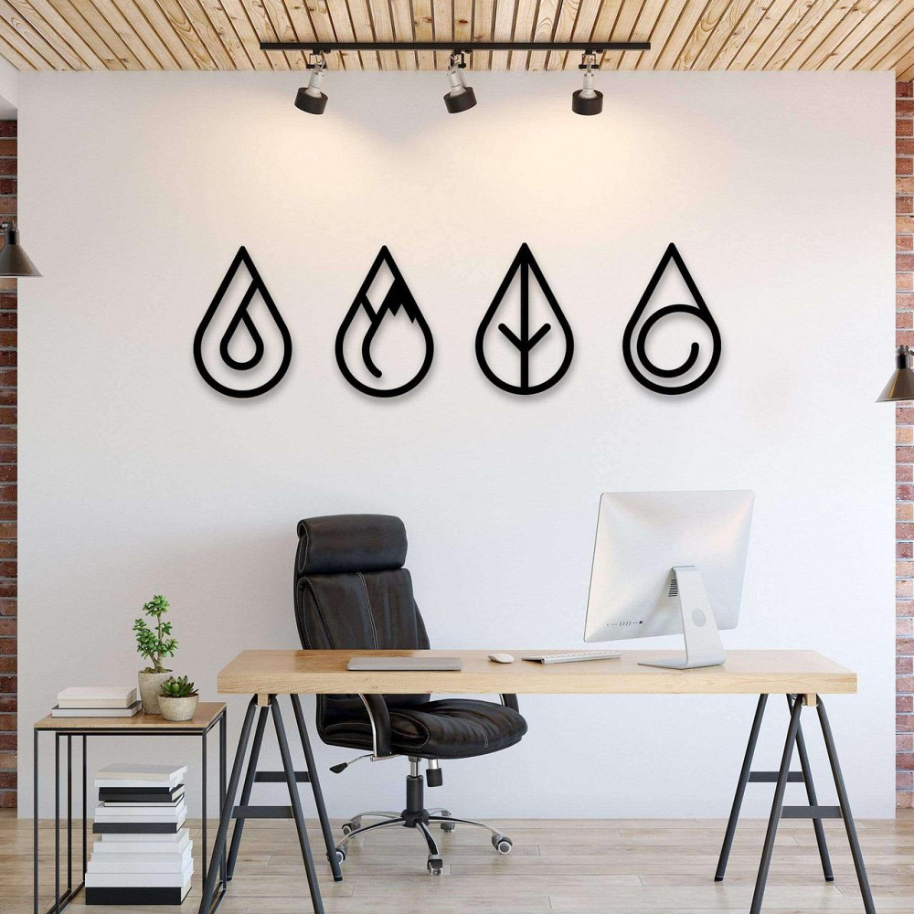 4 Стихии – Деревянный декор на стену Киев - изображение 2