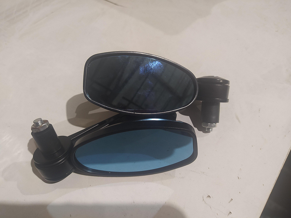 Дзеркала в кермо мотоцикла (метал D-130mm, всередину d-в кермо 17mm) KOMATCU Киев - изображение 1