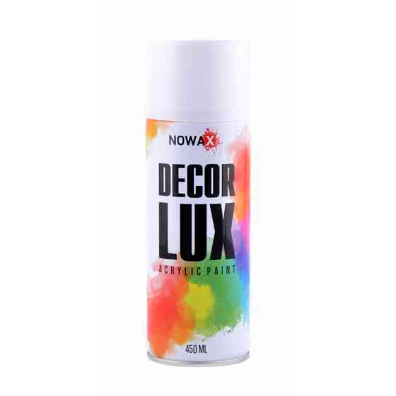 Краска акриловая Nowax Spray Белый глянец 450мл Львов