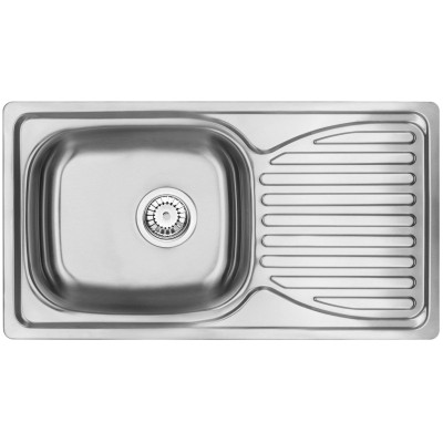 Мойка кухонная Deante Doppio, сталева мийка ZEN_0113 + змішувач BYU_060M, сатін (ZENA0113) Вінниця - фото 3