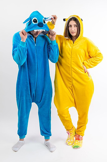 Кигуруми- комбенизон женский (Пикачу) домашний, пижама,  Украина, комбинезон на молнии домашний топ Крохатушка Киев - изображение 4