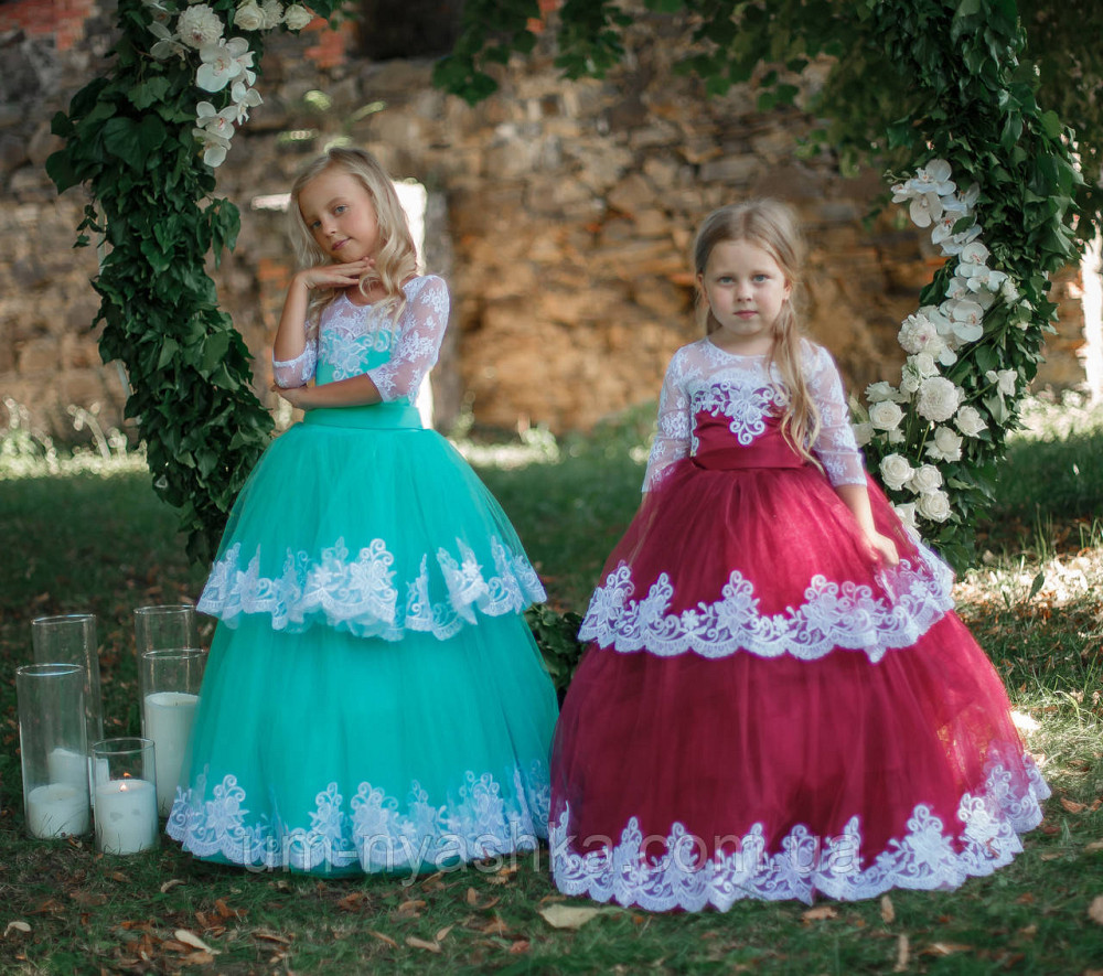 Длинное нарядное платье Лидия на 120-130 Кривой Рог - изображение 4