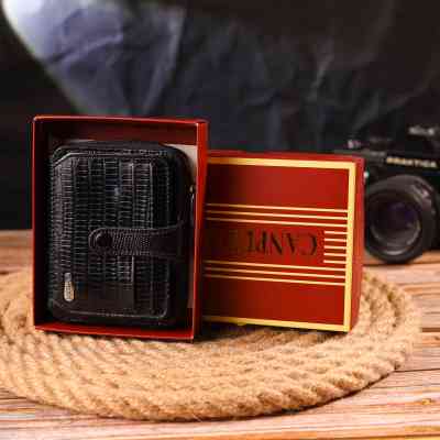 Портмоне Canpellini Из натуральной кожи Черное (21494) Винница