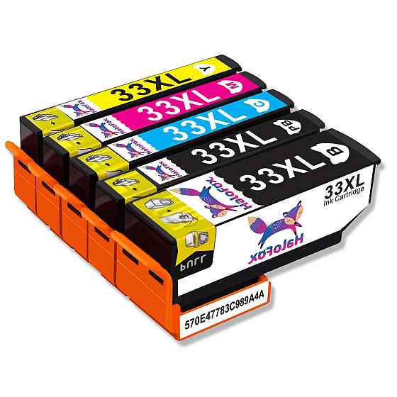 Чорнильні картриджі HaloFox 5 для Epson 33XL для принтера XP-530 XP-540 XP-630 XP-635 XP-640 XP-645  Дніпро