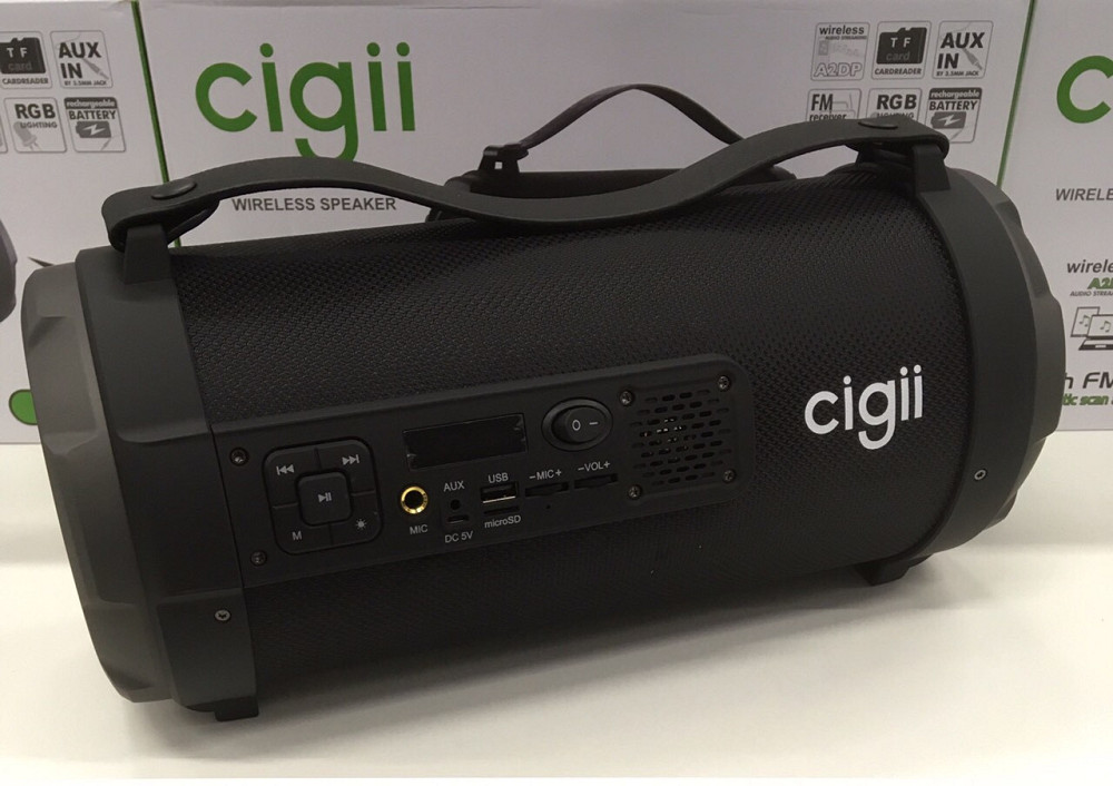Колонка портативна Cigii K-1201 бочка, 12.3wat (6) Одеса - фото 1