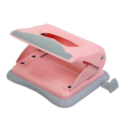 Діркопробивач Buromax пластиковий PASTEL, до 20 аркушів, 125 х 95 х 65 мм, рожевий (BM.4020-10) Вінниця - фото 2