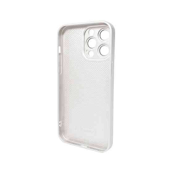Чохол для смартфона AG Glass Matt Frame Color Logo for Apple iPhone 15 Pro Max Pearly White Киев