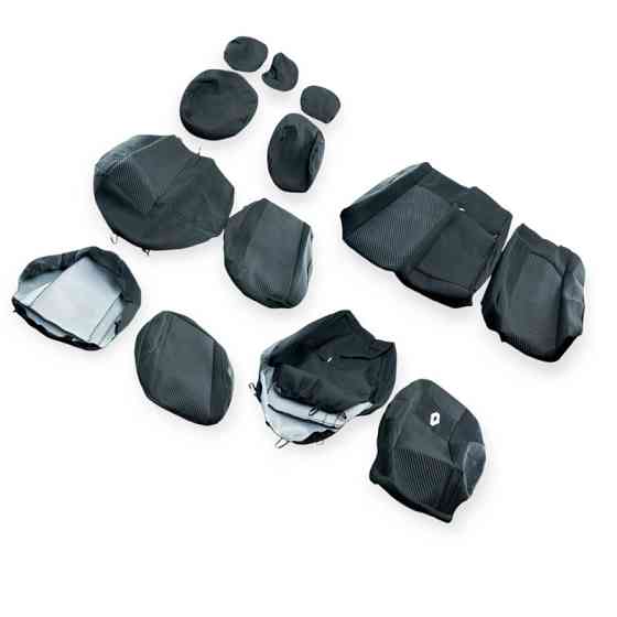 Чехлы renault megane iii унив. 2008-> раздельные «ткань» черные салона Мукачево