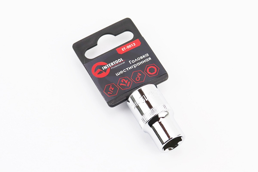 Головка торцева 6-гранна 1/2" 12х38мм CrV ET-0012 Київ - фото 1