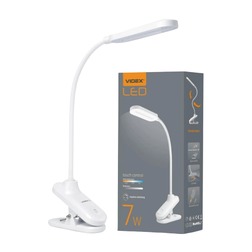 Лампа настільна LED 7W 3000-5500K 220V VL-TF09W Videx Житомир