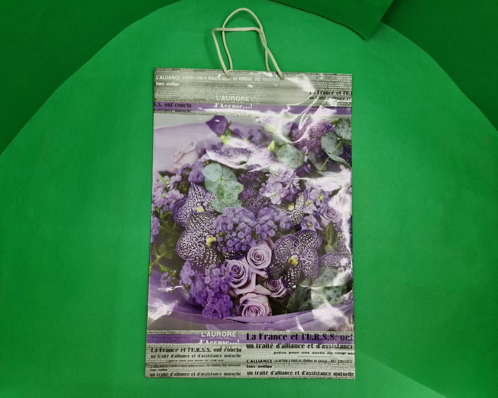 Пакет бумажный гигант вертиркальный (30х42х12)(артGV-001) (12 шт) Харьков - изображение 3