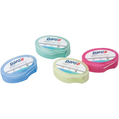 Зубная нить Paro Swiss Travel-floss Дорожная Розовая упаковка 5 м (7.1763/1) Винница - изображение 2