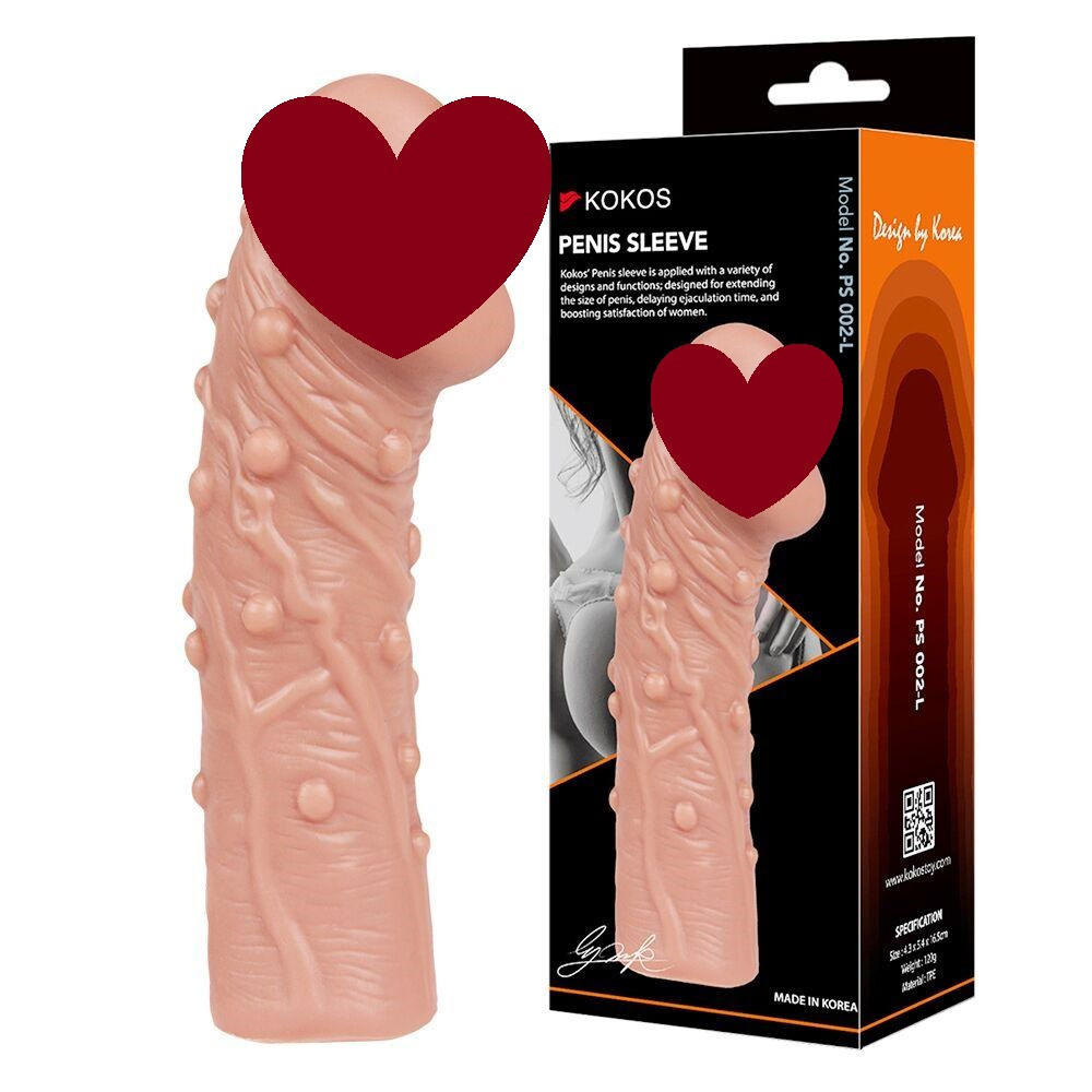 Насадка на член Kokos Penis Sleeve PS 002 L Sex Aura Київ - фото 1
