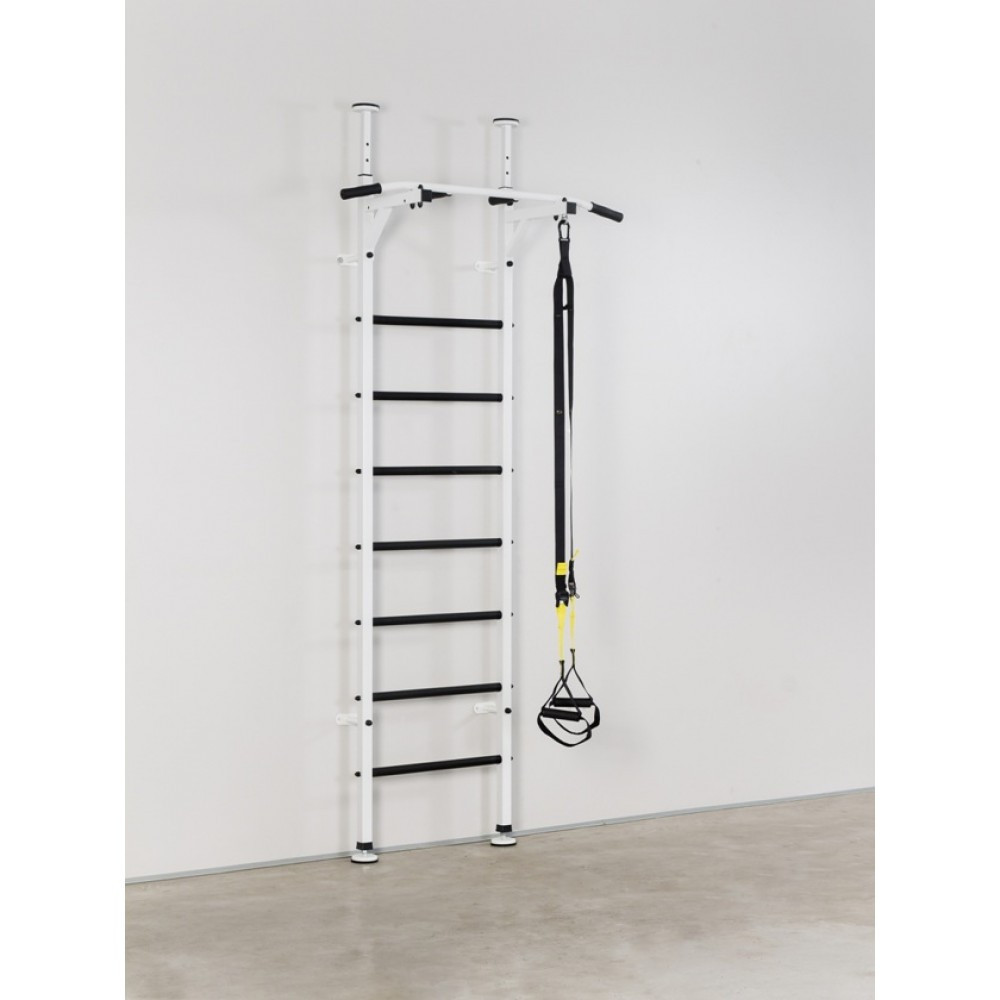 Шведская стенка Tornado Pro White, профессиональный тренажер для взрослых до 120 кг, кольцо для груши Каменское - изображение 9